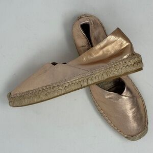 Firth Women’s Pink Metallic/Hemp Flats Size 8 M